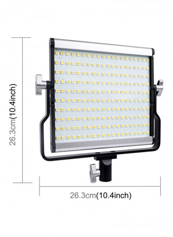 Dimming Studio LED Light Silver/Black/White