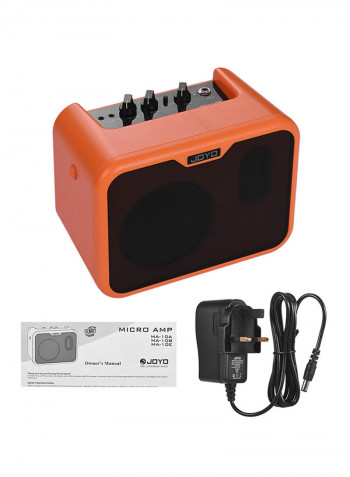Portable Mini Amplifier Speaker With Power Adapter