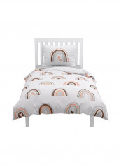 Cover Duvet with Pillow Case, Large - Rainbow/Circles