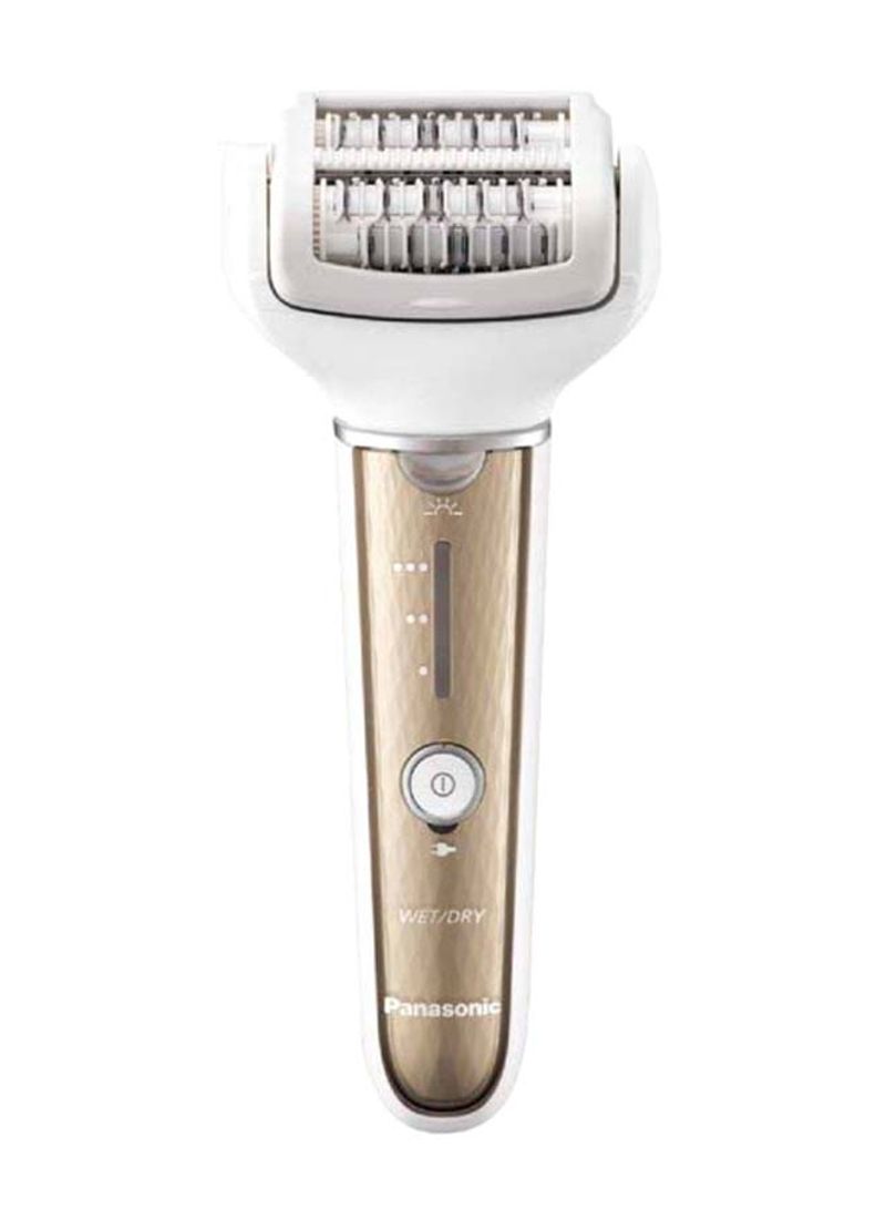 Professional Wet And Dry Epilator White/Gold