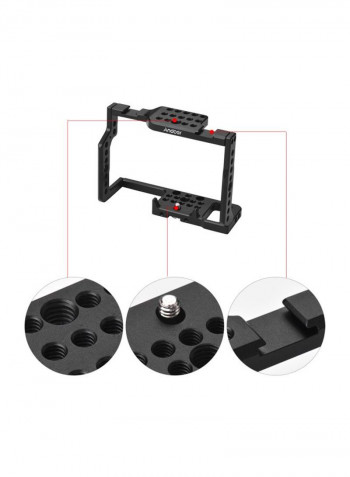 Aluminum Alloy Camera Cage Black