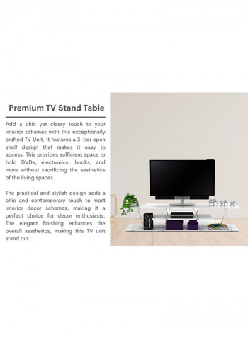 Tars Modern Tv Unit White