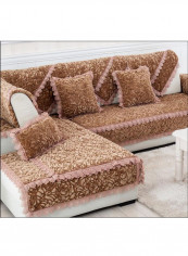 Anti-Skid Plush Supple Slipcover Brown reviews Anti-Skid Plush Supple Slipcover Brown