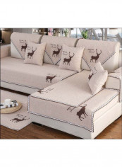 Elk Printed Sofa Slipcover Beige/Brown reviews Elk Printed Sofa Slipcover Beige/Brown