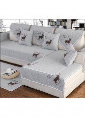 Elk Printed Sofa Slipcover Grey reviews Elk Printed Sofa Slipcover Grey
