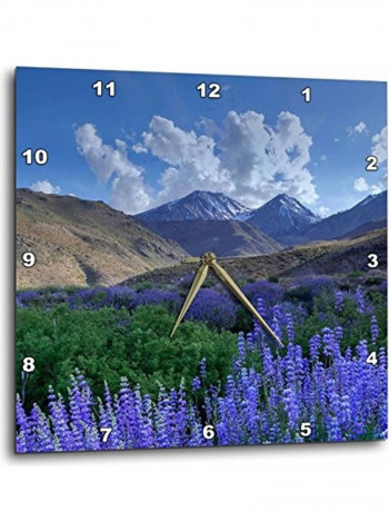 Wall Clock Multicolour 13x13inch