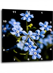 Flower Themed Wall Clock Black/Blue reviews Flower Themed Wall Clock Black/Blue