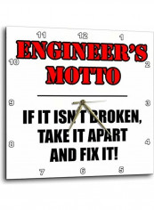 Quote Themed Wall Clock White/Red/Black reviews Quote Themed Wall Clock White/Red/Black