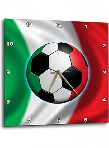 Decorative Printed Wall Clock Multicolour 13x13inch