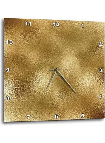 Wall Clock Brown 13x13inch