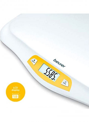 Digital Baby Weighing Scale White/Yellow 22x2x12.2inch