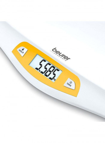 Digital Baby Weighing Scale White/Yellow 22x2x12.2inch