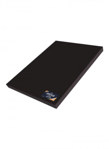 100-Piece German Bristol Board Brilliant Black