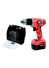 Heavy Duty Cordless Drill And Bit Kit Orange/Black
