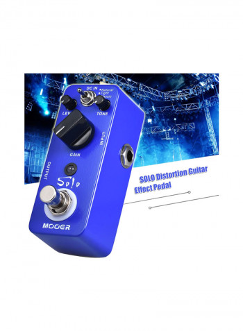 Distortion Guitar Effect Pedal High-Gain True Bypass Full