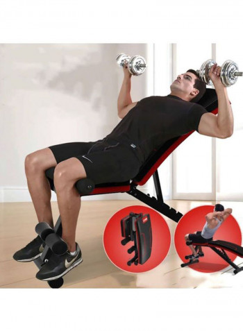 Aluminum Foldable Weight Lifting Bench 105x30x30cm