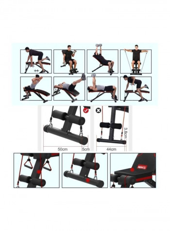 Aluminum Foldable Weight Lifting Bench 105x30x30cm