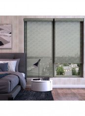 Single Sunscreen Collection 2 Roller Window Shades Light Grey 80x175cm