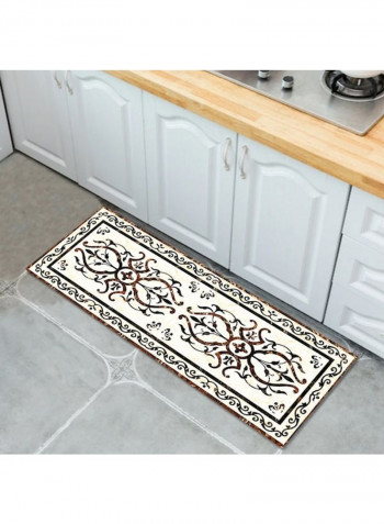 Printed Anti-Slip Rectangle Floor Mat Multicolour 50x160cm