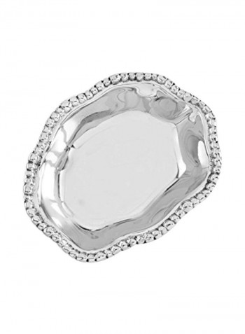 Serving Platter Silver 7.2x6x1.2inch