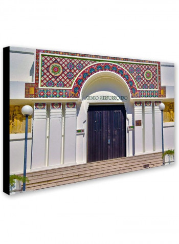 Ateneo Puertorriqueno San Juan Canvas Wall Art Multicolour 12 x 19inch