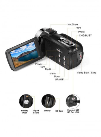 Full HD 1080P Touch Screen Video Recorder Y01 Black