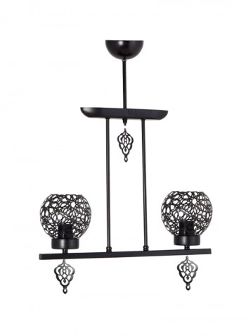 7619-2SY Metal Chandelier 45x45centimeter