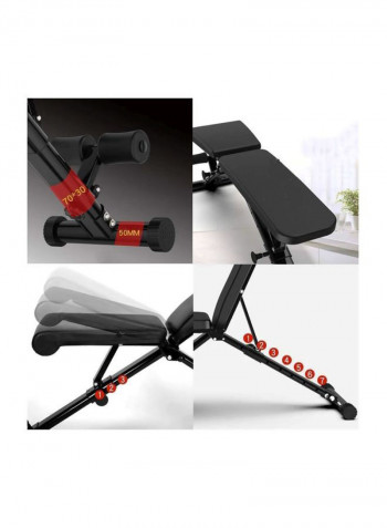 Aluminum Foldable Weight Lifting Bench 105x30x30cm
