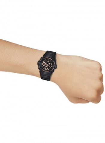 Men's Water Resistant Analog/Digital Watch AW-591GBX-1A4DR
