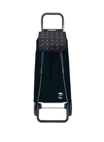 Shopping Trolley Bag Black/Blue 340x190x620millimeter