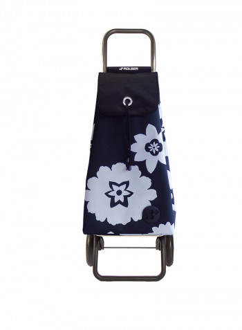 Shopping Trolley Bag Blue/White 340x190x620millimeter