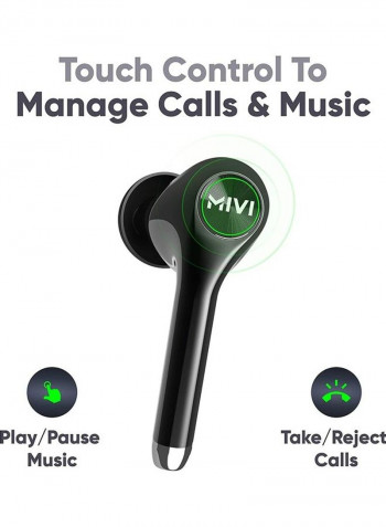 DuoPods M80 True Wireless Bluetooth Earbuds Black