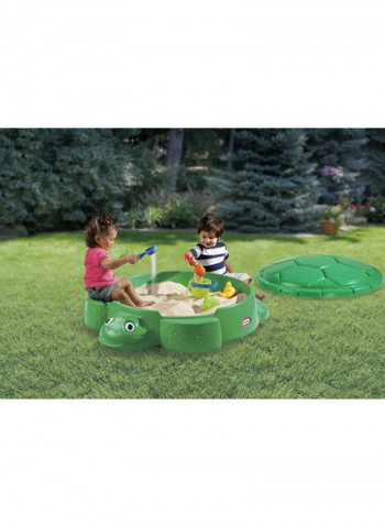 Little Tikes Turtle Sandbox 37.99x42.99x11.97inch