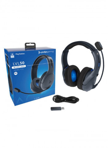 LVL50 Wireless Stereo Gaming Headset - PlayStation 4 Black/Grey