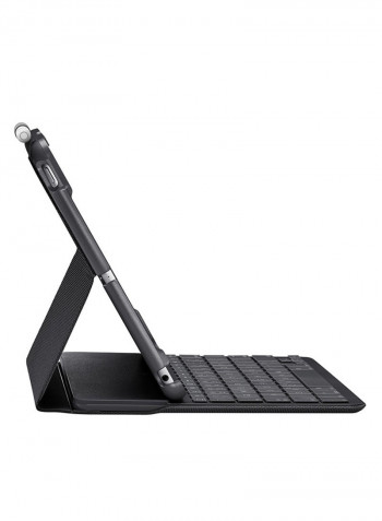 Slim Combo Keyboard And Folio Case For Apple iPad Air Black