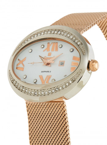 Women's Stainless Steel Analog Wrist Watch GLS132QCRW