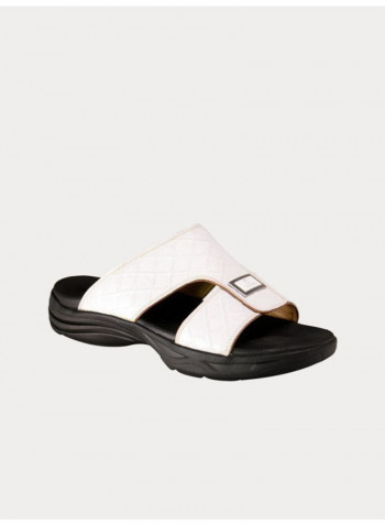 Casual Comfortable Arabic Sandals White
