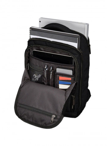 Laptop Double Shot Backpack Black