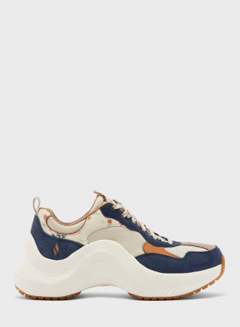 Sierra Trainers Blue/White/Yellow