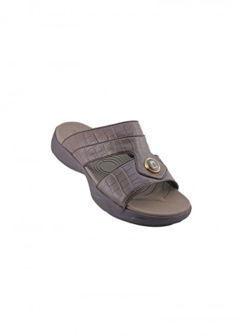 Casual Comfortable Arabic Sandals Brown