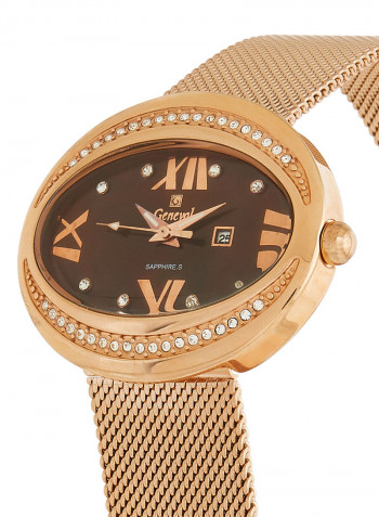 Women's Stainless Steel Analog Wrist Watch GLS132QRPO
