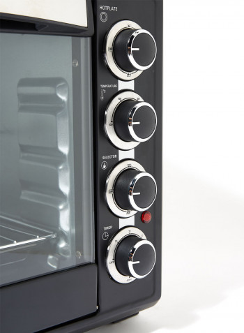 Electric Oven With Hotplates NL-OH-1946HPG-BK Black