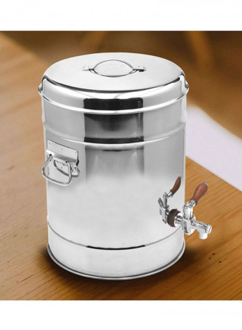 Compact Tea Urns Silver 27x27x37.5cm