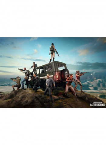 لعبة الفيديو PlayerUnknown's Battleground (إصدار عالمي) مزودة بذراع تحكم لاسلكي دوال شوك 4 - بلاي ستيشن 4 (PS4)