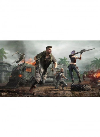 لعبة الفيديو PlayerUnknown's Battleground (إصدار عالمي) مزودة بذراع تحكم لاسلكي دوال شوك 4 - بلاي ستيشن 4 (PS4)