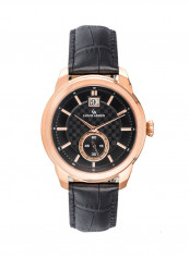 Men's Leather Analog Wrist Watch LA2602M-20180221-8614