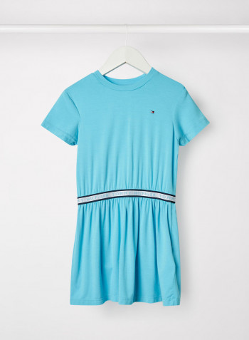 Kids Logo Tape Dress Bluefish