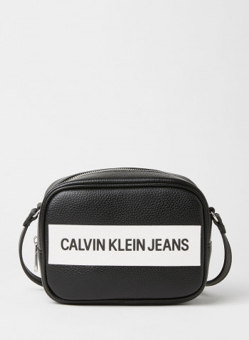 Logo Crossbody Bag Black