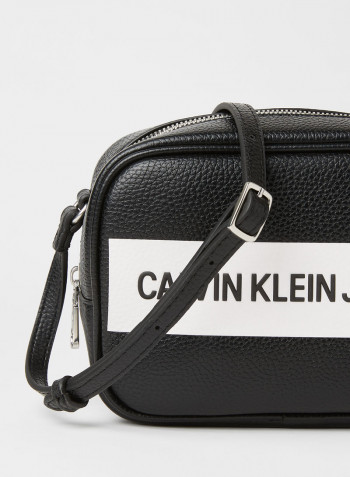 Logo Crossbody Bag Black