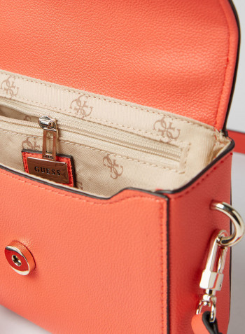 Little Paris Mini Crossbody Bag Orange